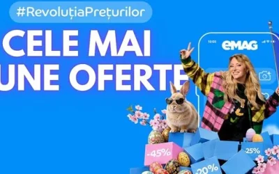 eMAG dă startul la „Revoluția Prețurilor” cu reduceri și tombole eMAG a lansat o nouă campanie de reduceri, numită „Revoluția Prețurilor”, potrivit informațiilor disponibile