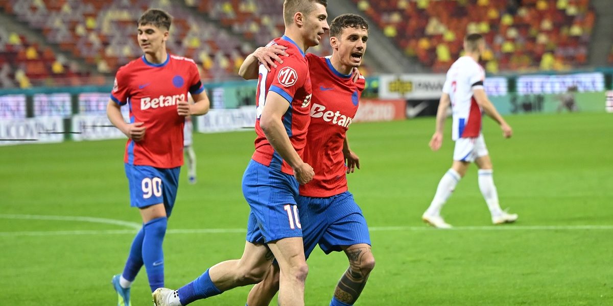 FCSB, spectacol cu 4 goluri într-o repriză! Galațiul, umilit de echipa lui Mirel Rădoi