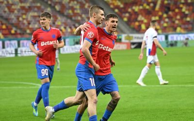FCSB, spectacol cu 4 goluri într-o repriză! Galațiul, umilit de echipa lui Mirel Rădoi