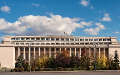 Sindicaliștii AZOMUREȘ, protest în fața Ministerului Energiei