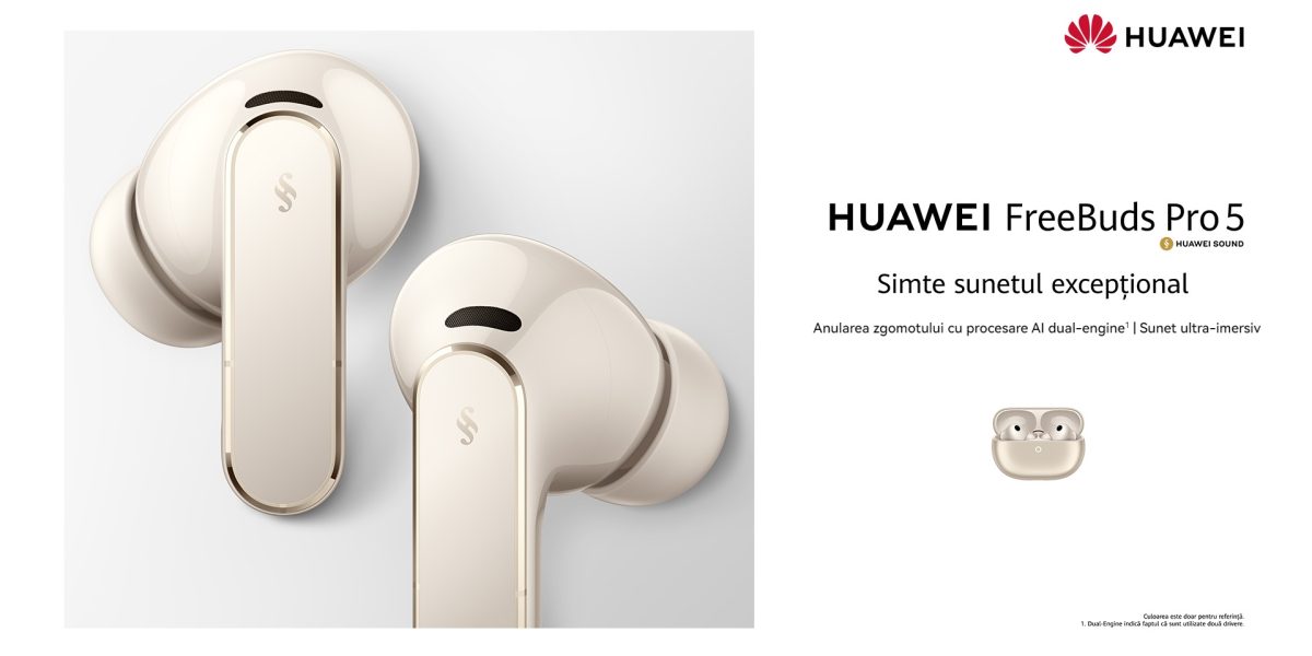 HUAWEI FreeBuds Pro 5: Sunet perfect, chiar și-n haosul urban (P)