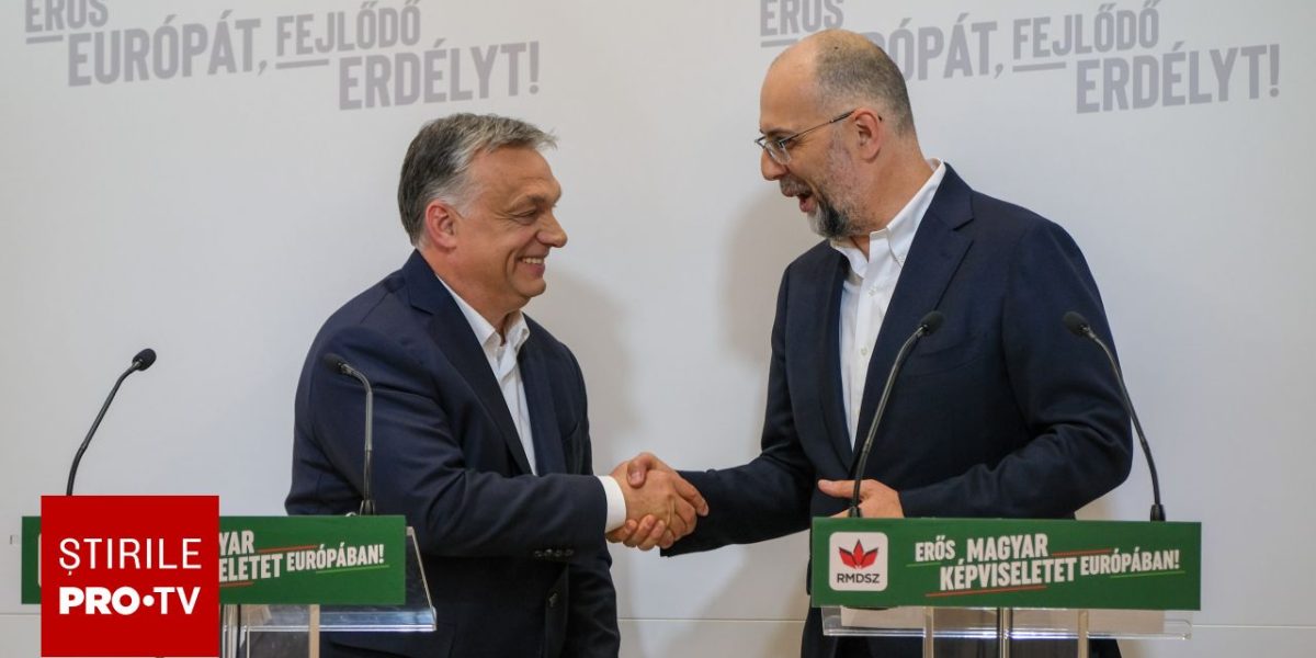 Kelemen Hunor, alături de Viktor Orban în ultima zi de campanie. „Șeful ardelenilor”