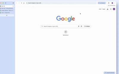 Google Chrome testează o nouă funcție pentru utilizatorii săi, introducând taburi verticale în versiunile experimentale ale browserului