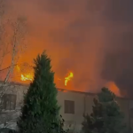 Incendiu puternic de Paște la Mănăstirea Bistrița din Vâlcea