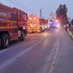 Incendiu violent în Henri Coandă, Constanța: Pompierii au activat planul roșu