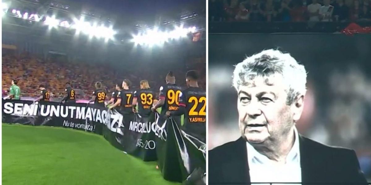 Jucătorii lui Galatasaray au adus un omagiu emoționant legendarului antrenor Mircea Lucescu, la meciul din campionatul Turciei contra echipei Göztepe