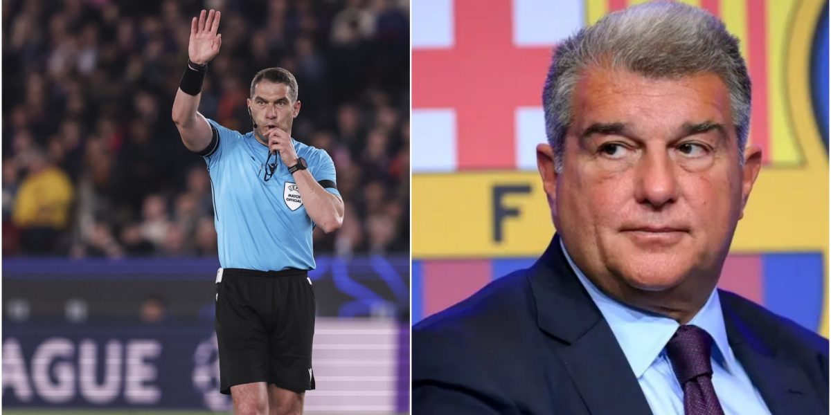 Kovacs, în pericol: Laporta îl vrea arbitru, Ceferin e pe fir