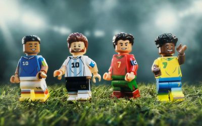 Messi, Ronaldo, Mbappe și Vini Jr, eternizați în piese lego