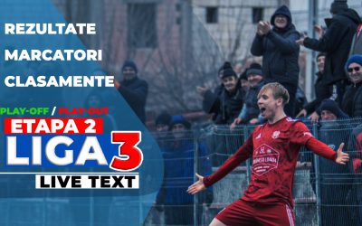 Rezultate incendiare în Liga 3: Derby-uri nebune, goluri și surprize în play-off și play-out!