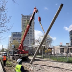 Șantier tramvai Pipera: Imagini din inima „cartierului” corporatist din București