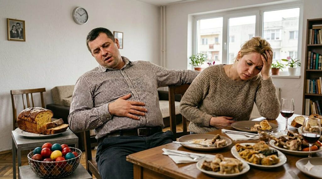 De ce te simți rău după Paște? Combinațiile alimentare care-ți distrug digestia