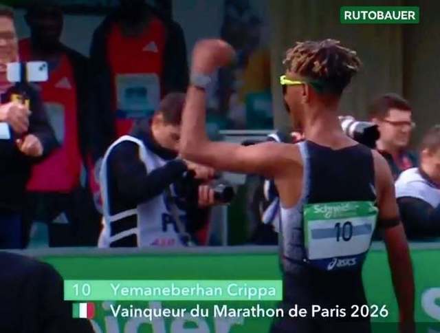 Crippa, atletul italian de origine etiopiană, a câștigat Maratonul Paris