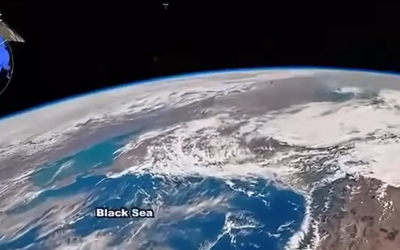 Imagini ULUITOARE din orbită: Delta Dunării și Marea Neagră, văzute de NASA