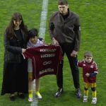 Strănepoții lui Mircea Lucescu, invitați de onoare la Rapid – FC Argeș