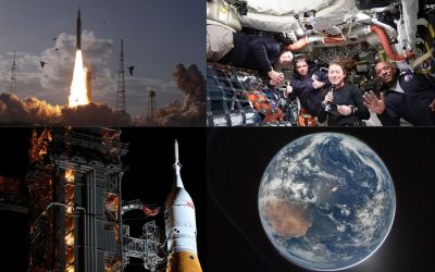 NASA uimește: Pământul, văzut din orion, în imagini spectaculoase de la misiunea artemis 2