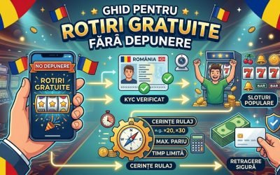 Rotiri gratuite și bonusuri fără depunere: cum atrag cazinourile online jucătorii români București, 23 martie 2026 – Industria jocurilor de noroc online din România înflorește, iar cazinourile virtuale își dispută clienții cu oferte din ce în ce mai atractive