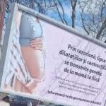 Panouri false despre cezariana în București: USR cere avizul medicilor pentru reclame