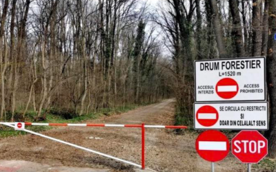 Accesul auto, din NOU interzis pe calea forestieră