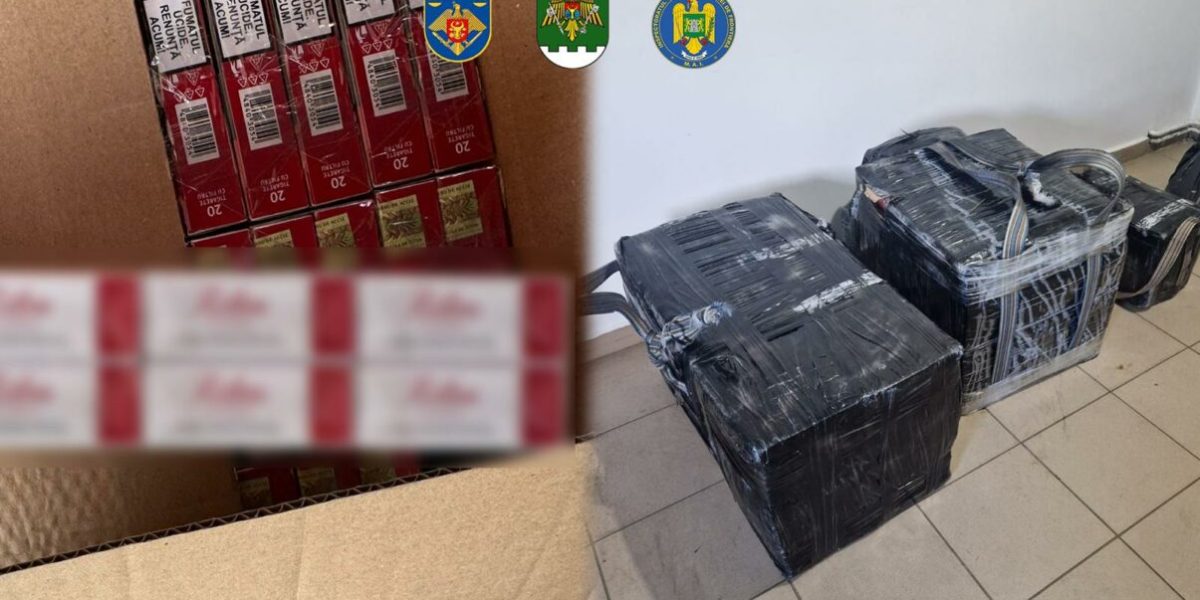 Rețea de contrabandă cu țigări, scoasă de sub control în Moldova. Ajutor de la Poliția de Frontieră Română