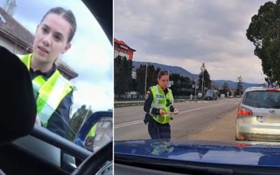 Polițista din Târgu Ocna, filmată când a țipat la șofer, anchetată de IPJ Bacău