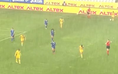 Jurnal Antena Sport: Ploaie torențială în arenă, meciul suspenda