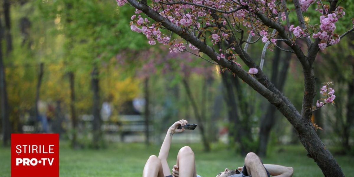 Vreme de primăvară: Temperaturi de 21 grade și unde va ploua