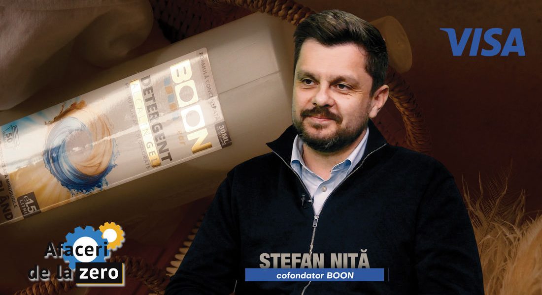 Boon, detergent românesc de succes: Ştefan Niță, de la zero la afaceri