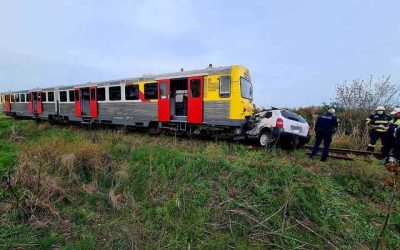 Timiș: Un bărbat a murit zdrobit de tren la o trecere peste calea ferată – FOTO