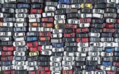 China uimește: Un cimitir de mașini abandonate, văzut de sus, SF