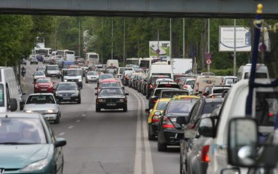 Agomeratie infernală pe DN 1, spre Brașov: Coloane de mașini