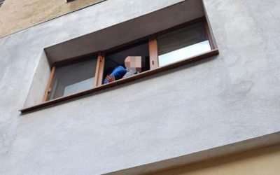 Copil de 6 ani, salvat de Paște la Râmnicu Vâlcea, după o cădere iminentă