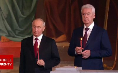 Putin, la Paște în Catedrală: Armistițiul cu Ucraina, la final