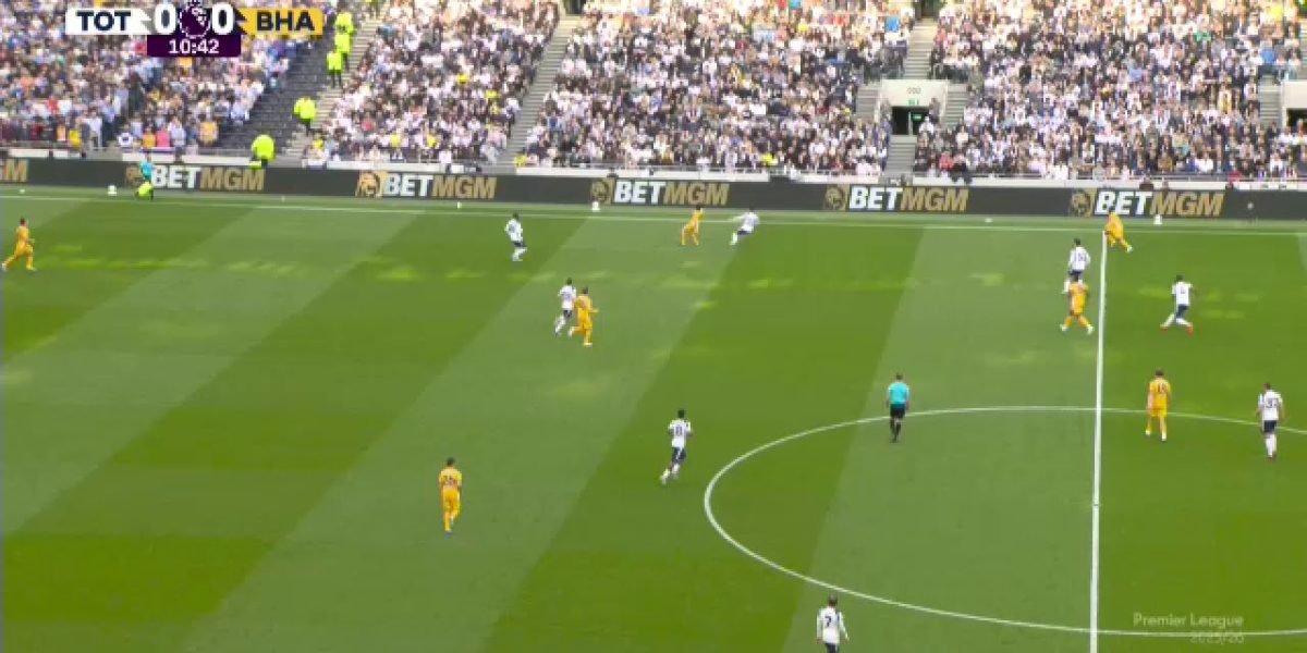 ACUM: Tottenham – Brighton, 0-0 pe VOYO. Radu Drăgușin, pe banca de rezerve