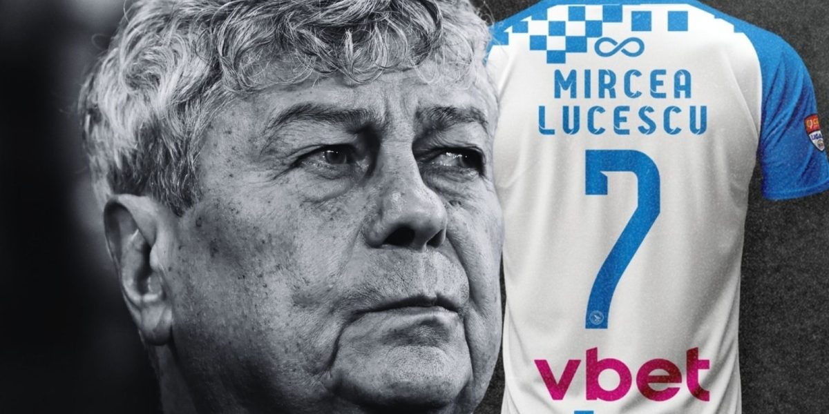Mircea Lucescu, omagiat la Hunedoara: „Il Luce”, pe tricouri