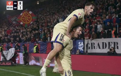 LEWANDOWSKI, gol salvator pentru Barcelona: Vezi reușita POLACULUI
