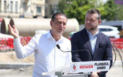 Băluță anunță: Planșeul Unirii, gata cu etapa 1. Zona Hanului lui Manuc, în teste