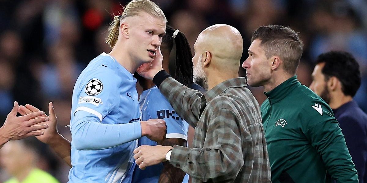 Haaland sorprende con su reacción al adiós de Guardiola