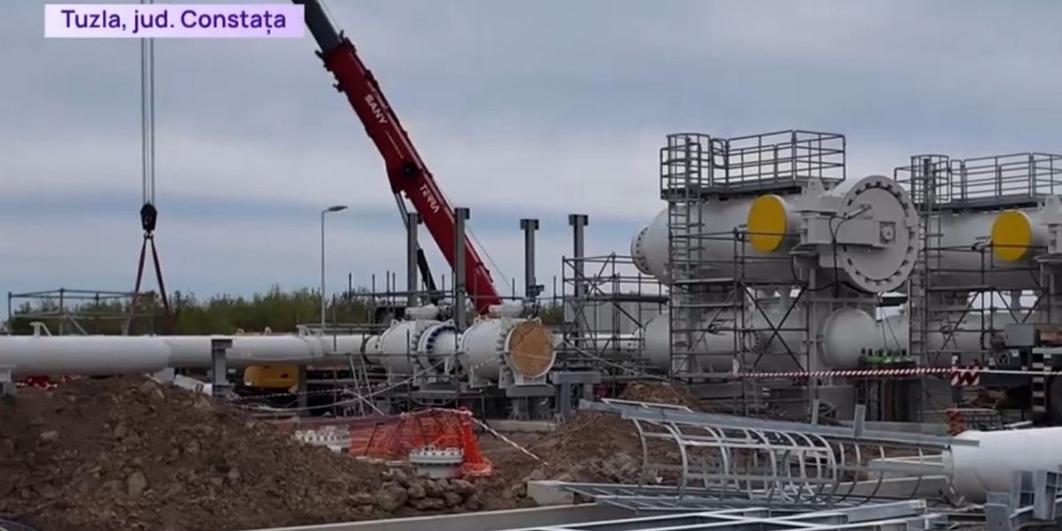 Lucrările de la Neptun Deep avansează: Imagini de pe șantierul proiectului gigant