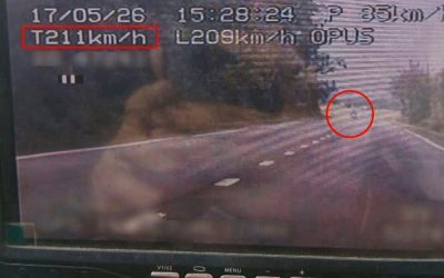 Austriac prins cu 211 km/h în Mehedinți: Tânărul șofer, fără permis