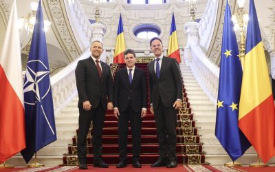 Nicușor Dan, la Summitul B9: Întâlniri cu președintele Poloniei și Rutte