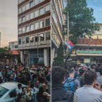 Mașină în mulțimea de protestatari la Belgrad: HAOS și victime