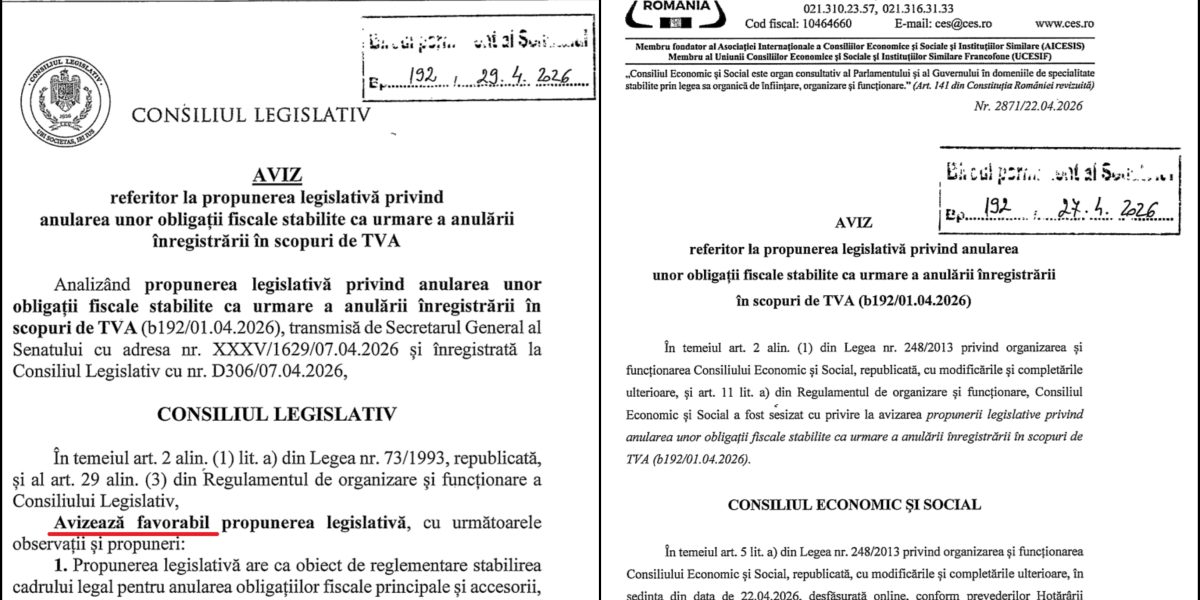 Amnistie fiscală pentru firme: ANAF cere TVA din urmă, Senatul dă undă verde