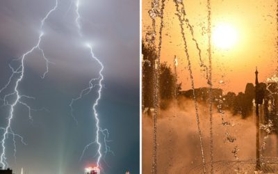 Furtuni și caniculă: România sub ALERTE METEO. Afectate zeci de județe