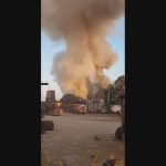 Foc puternic în Portul Agigea, RO-ALERT emis