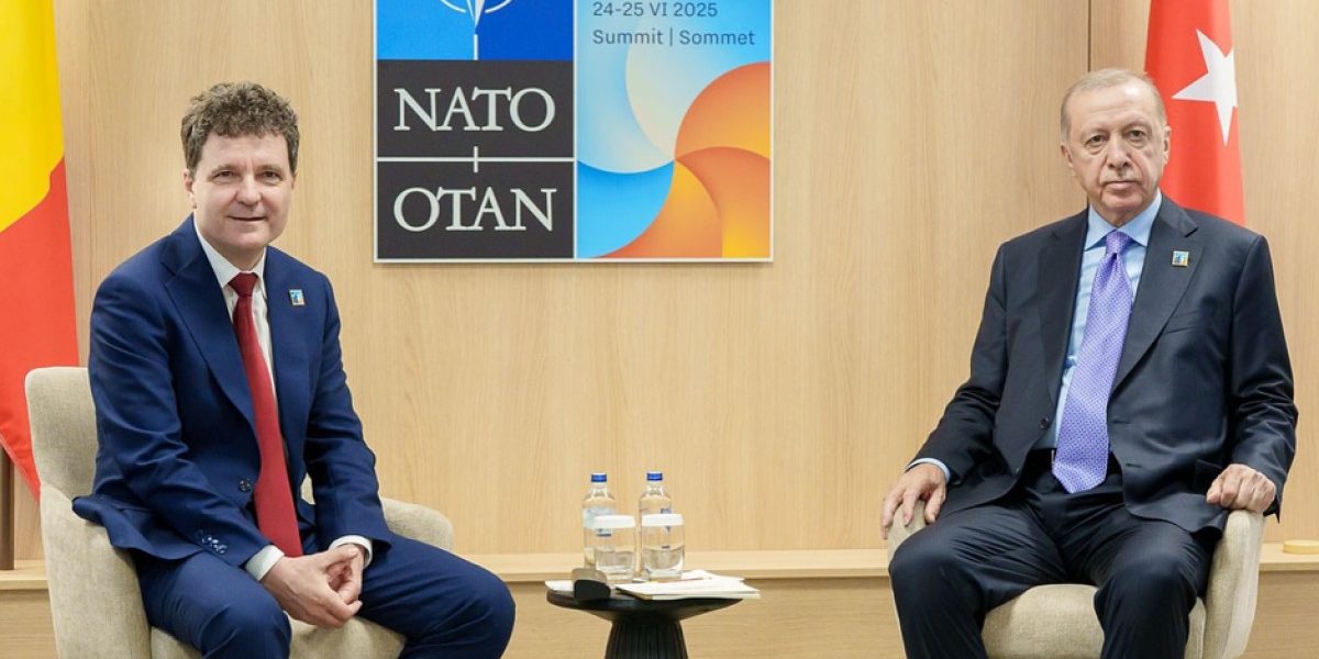 Nicușor Dan, alături de Erdogan, la botezul corvetei românești