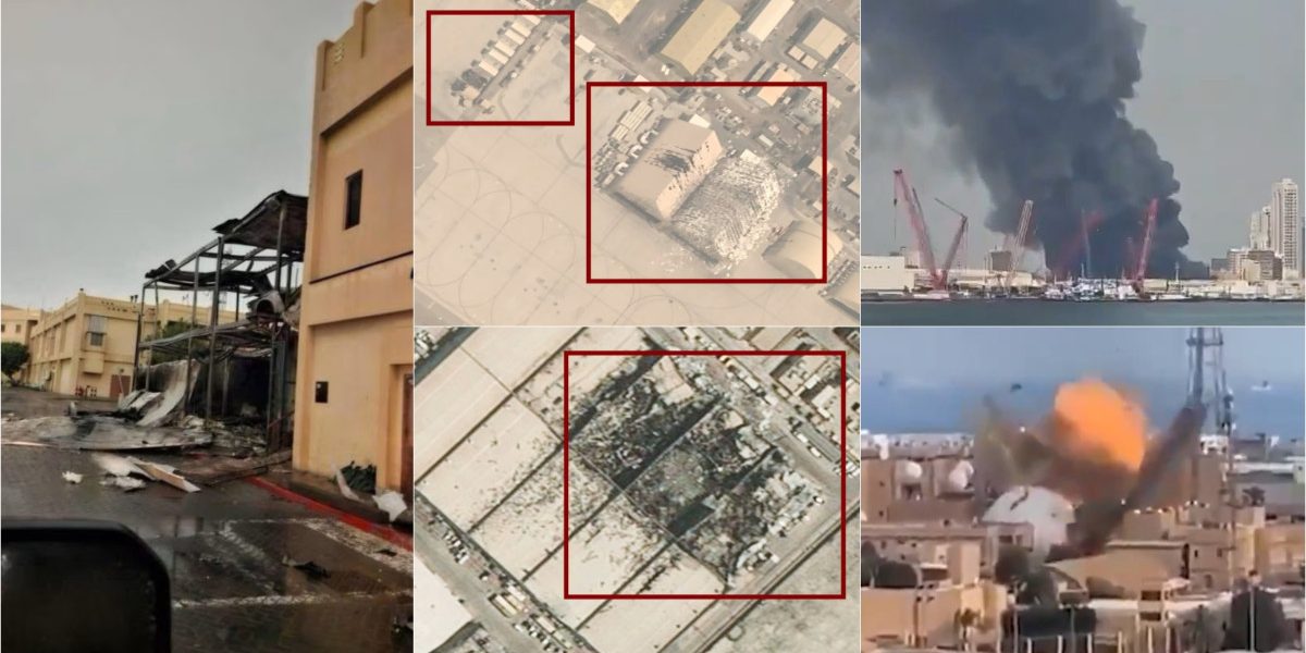 Iranul, atac masiv: Imagini satelit arată baza SUA distrusă