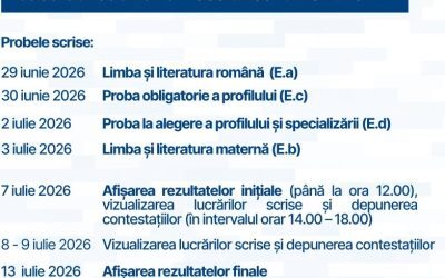Bac 2026: Ghid complet pentru probele scrise
