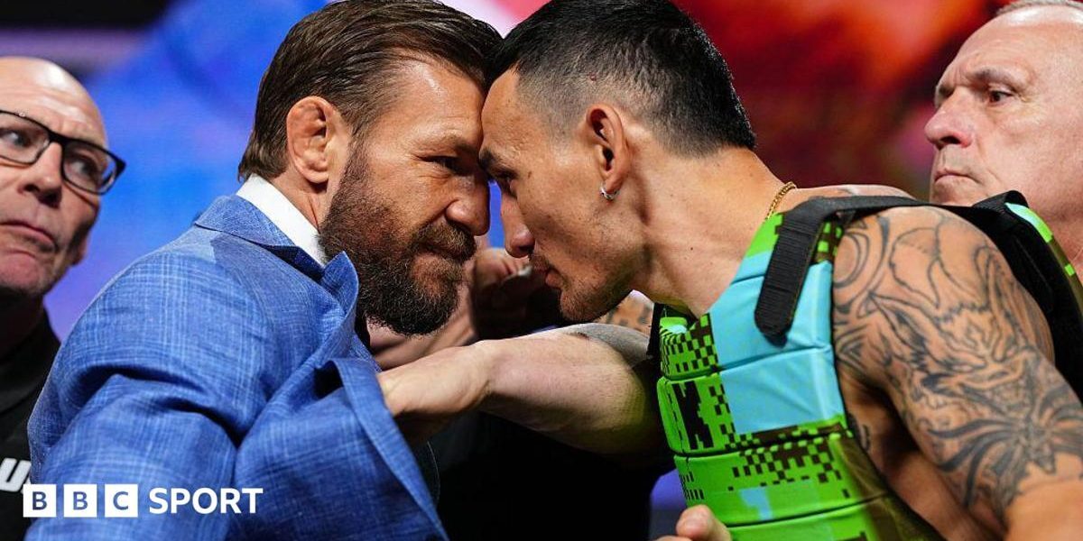 McGregor i-a smuls ochelarii lui Holloway la conferința UFC