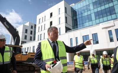 Spitalul Zerlendi, la final înainte de inaugurare