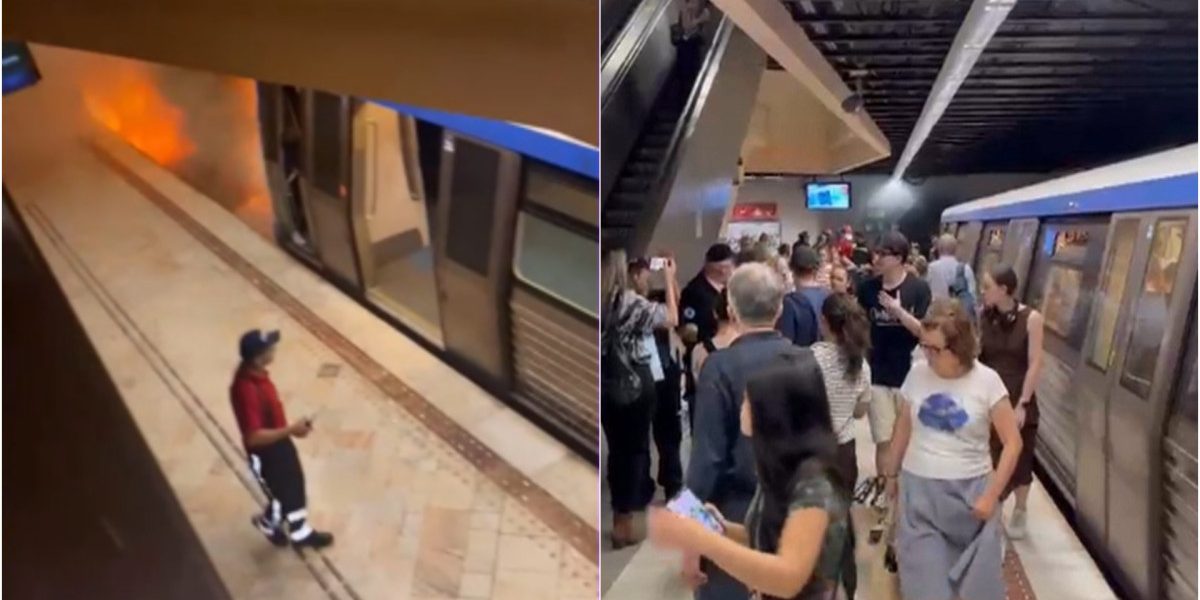 Incendiu la metrou după furtună: stația Universitate, blocată. Călătorii au fost evacuați